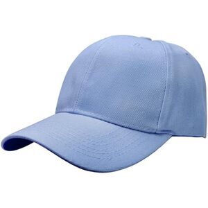 Unisex Sky Blue Athletic Adjustable Strap Casual Running Classic Baseball Cap